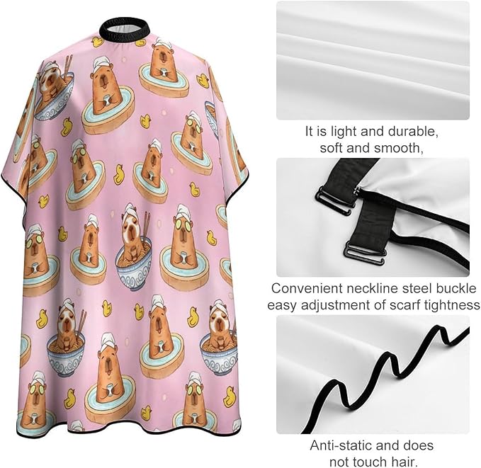 Barber Cape for Kids Funny Duck Haircut Cape Professional Salon Cape Waterproof Hair Cutting Styling Haircut Apron