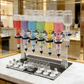 Manual Perfume Dispenser,Precise Flow Control, 12 Pump Heads & 12 Testing Cups, Liquid Filling Machine Transfer Tool Kit, Making It an Ideal Choice for Shops, Bars