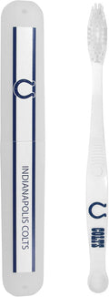Siskiyou Sports NFL Indianapolis Colts Unisex Travel Set Toothbrush and Travel Case, White, One Size