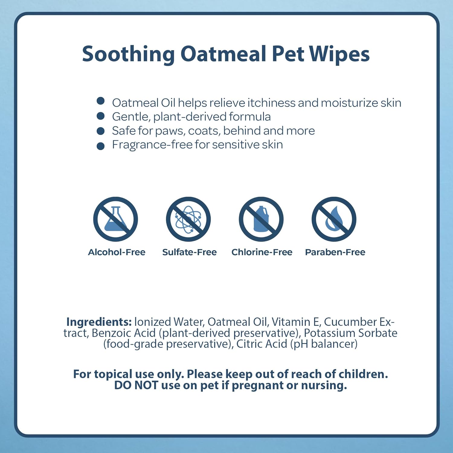 Best Pet Supplies Pet Grooming Wipes for Dogs & Cats,Deodorizer for Coats & Dry, Itchy, or Sensitive Skin, Clean Ears, Paws, Body, & Butt - Soothing Oatmeal, 400 Count
