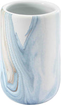 Avanti Linens - Tumbler, Resin Countertop Accessories, Guest Bathroom Essentials (Waves Collection, Blue)