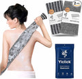 Yiclick 2PCS Exfoliating Washcloth Towel - Exfoliating Body Scrubber Exfoliator, Loofah Sponge Wash Cloth, Korean & Japanse & African Net Sponge Rag - Back Scrubber Washer for Use in Shower Bath