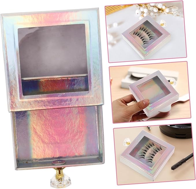 Luxury Eyelash Storage Case Lash Organizer and Holder for False Eyelashes Travel