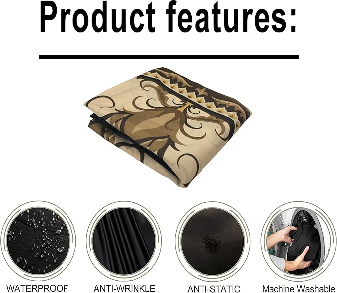 Barber Capes for Men, Hair Cutting Cape with Snaps, Professional Salon Cape, Waterproof Hairdressing Cape for Hairstylist