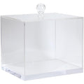 ForPro Premium Pure & Simple XL Facial Towel Acrylic Holder, Holds 50 Pure & Simple XL Facial Towels, Disposable Makeup Remover Dry Wipe Holder