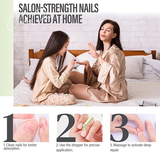 CHUCHU Nail Growth and Strengthener Oil for Cuticle - Aloe Vera Scent Cuticle Oil Repair Moisturizing Treatment - Natural Jojoba Vitamin B & E Nail Oil for Dry Cracked Nails