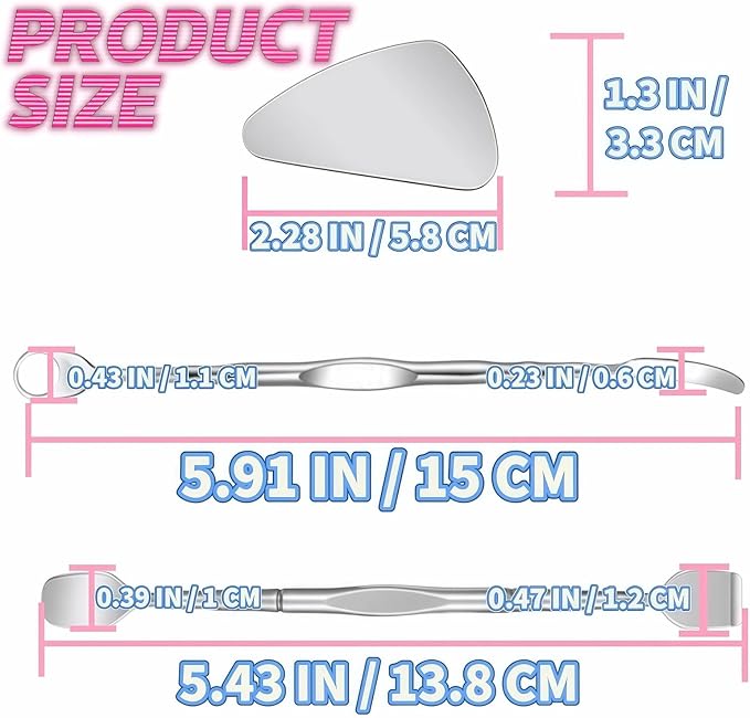 3 Pack Pimple Popper Tool, Extraction Tools for Estheticians, Blackhead Remover Tools, Skin Care Tools Set, Skin Spatula, Pimple Popper for Cleaning Forehead Nose Blackhead Gunk Oil Acne