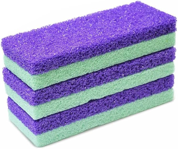Maccibelle Salon Foot Pumice and Scrubber for Feet and Heels Callus and Dead Skins, Safely and Easily Eliminate Callus and Rough Heels (Pack of 3)