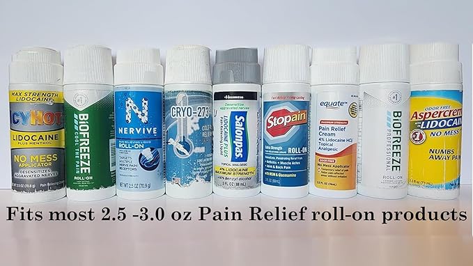 The "Original" Back Assist Roller Reacher. Compatible with Biofreeze and Most Pain Relief Roll on Brands. Helps You get to Those Hard to Reach Areas of The Body with This Lotion applicator.