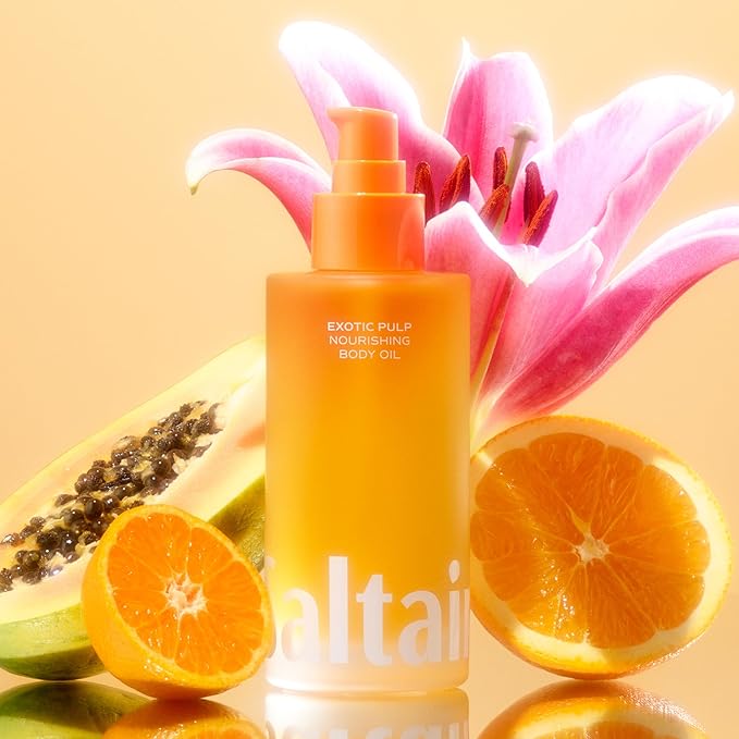 Saltair Body Oil – Silky After Shower and Bath Dry Oil for Women and Men – Non-Greasy, Well-Absorbing Moisturizer for Hydrating Dry Skin – Exotic Pulp Scent, 4oz