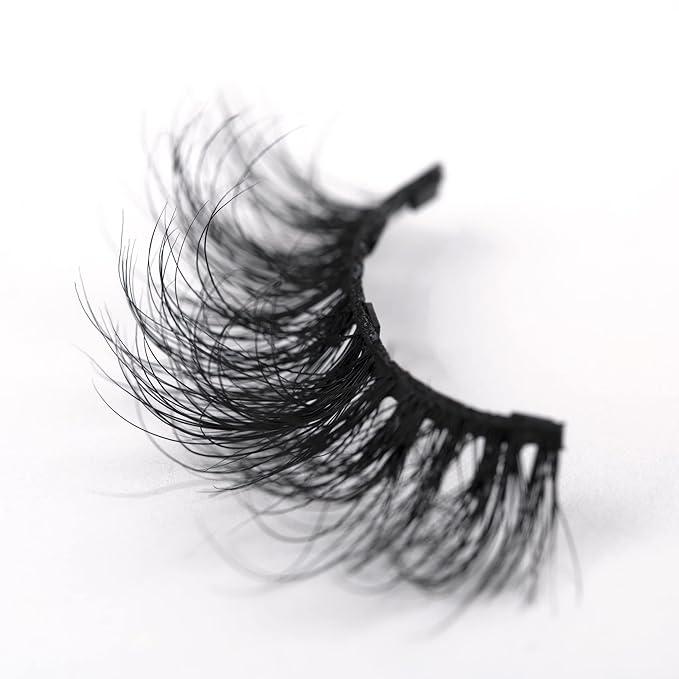 Magnetic Eyelashes Only, For Use with Magnetic Liner | Jawdropper, Made from Natural Fibres Premium Faux Mink Cruelty-Free with Storage Case