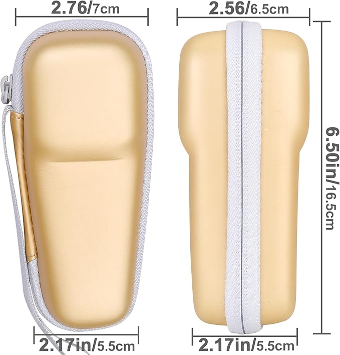 co2CREA Hard Carrying Case Compatible with NågraCoola CLIE 2 1 Silicone Face Scrubber Facial Cleansing Brush (Oat)