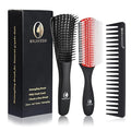 Detangler Hair Brush for Curly Hair, Curly Hair Brush for Natural 3/4abc Hair, Detangling Brush for Women Men Kids Styling Defining