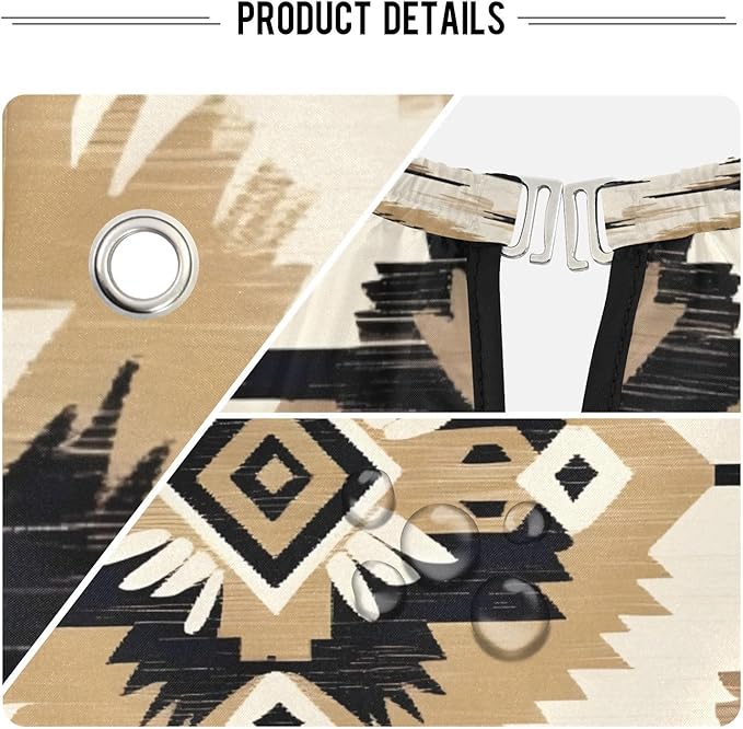 Native American Tapestry Patterans Barber Cape Waterproof Polyester Hair Cutting Salon Cape Adjustable Neckline Hair Hair Cutting Beard Hairdressing Cape Accessories 55×64 Inch