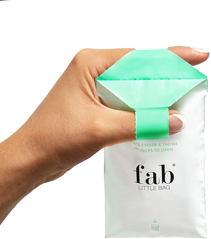 Fab Little Bag Starter Plus Pack - 20 Sanitary Disposal Bags Plus Recyclable Refill Pack for Out and About (20 Pack)