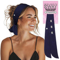 SWAY Short Stretch Non-Slip Headband for Women – Moisture-Wicking, No Headaches, Stays Put for Workouts, Gym, Yoga, Running and Nurse