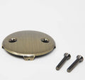 PF WaterWorks PF0965-ABUniversal Bath Tub/Bathtub Drain Double/Two (2) Hole Overflow Face Plate with Matching ScrewAntique Brass