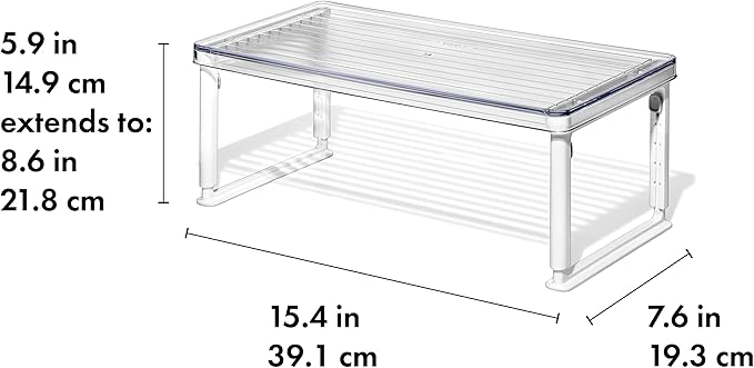OXO Good Grips Adjustable Fridge Shelf Riser