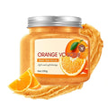 Fresh Orange Body Exfoliator, Deep Cleaning Exfoliating Body Scrub, Moisturizing Nourishing Salt Rose Body Scrub, 350 g