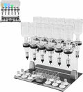 12-Bottle Manual Perfume Dispenser - Desktop Liquid Filling Machine Kit for Salon, Studio, Bar & Store - Efficient Liquid Transfer Tools for Fragrance and Cosmetic Use