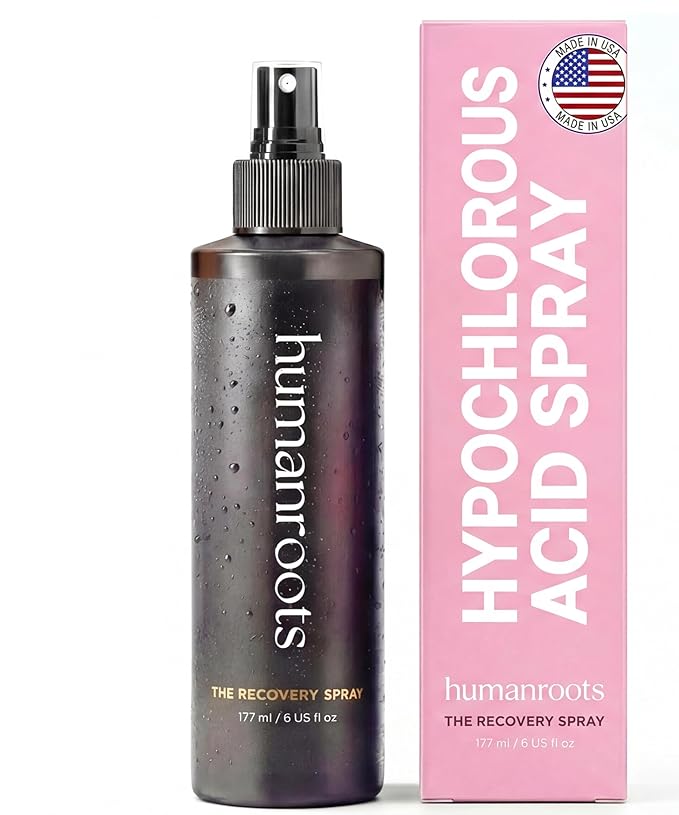 Hypochlorous Acid Spray for Face – Face Mist Toner with Electrolyzed Water (6oz), Lightweight Hydrating Recovery Spray for All Skin Types – Non-Comedogenic Formula, No Added Fragrances
