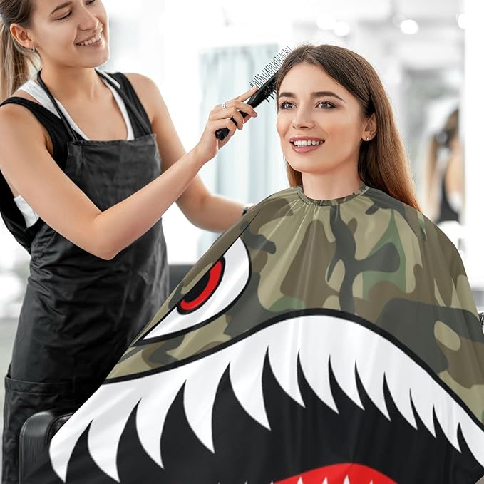 Stylish Barbershop Salon Barber Cape Haircut Cape Salon Apron Unisex Hair Cutting Apron for Men Women