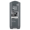 DOVE MEN + CARE Purifying Charcoal + Clay Body and Face Wash with 24-Hour Nourishing Micromoisture Technology Body Wash for Men, 13.5 oz (Pack of 6)