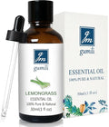 Lemongrass Essential Oil 1 Oz – 100% Pure Natural Lemongrass Oil for Diffuser