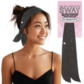 SWAY Short Stretch Non-Slip Headband for Women – Moisture-Wicking, No Headaches, Stays Put for Workouts, Gym, Yoga, Running and Nurse