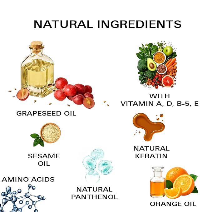 Nail Oil Cuticle Pen - Orange - Nail Strengthener & Growth Serum with Vitamin A, D, E, B5, Grapeseed & Natural Oils - Repair for Brittle, Peeling, Thin Nails - Gift Idea