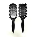 New Curl Defining Brush Ventilated Boar Bristle Hair Brush,Curl Brush For Curly Hair Wet,Curly Hair Brush For Women's Men's(Black)