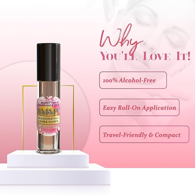 MOBETTER FRAGRANCE OILS Jimmy Passionately Loves Roses Women Perfume Body Oil