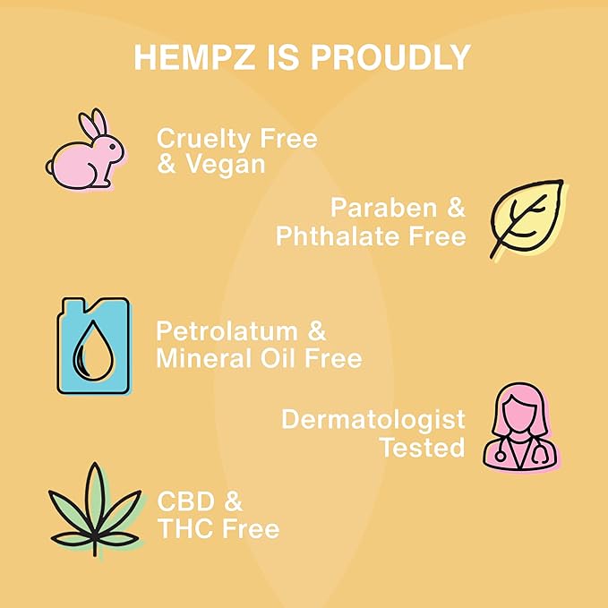 HEMPZ Body Lotion - Sweet Pineapple and Honey Melon - Daily Moisturizing Cream - 17oz