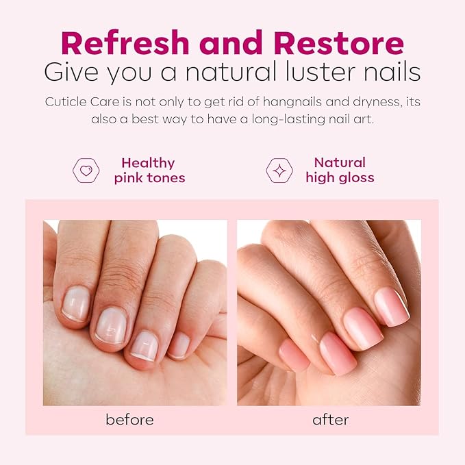 Modelones Cuticle Remover Cream Cuticle Softener Nail Repair for Damaged Nails Cuticle Remover Liquid for Nail Care Manicure Kit for Women 60ML 2.12 FL OZ