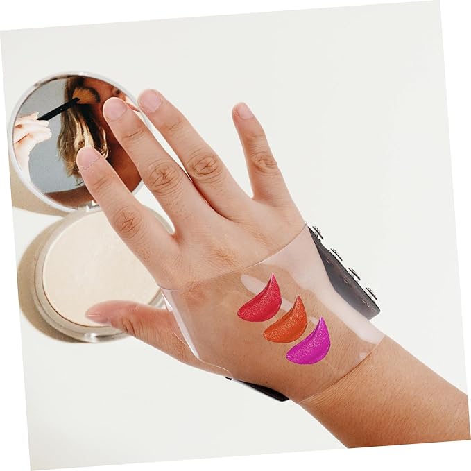 Makeup Mixing Palette Hand Tray for Foundation Concealer and Lipstick Pu Cosmetic Plate for Professionals and Home Use Easy to Clean and Portable