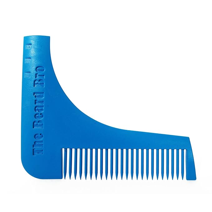 The Beard Bro- 7 Tools in 1 Professional Beard Shaping Tool For Perfect Lines and Symmetry- THE FIRST & ORIGINAL