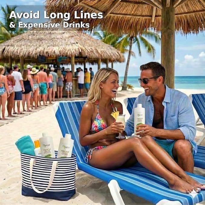 Fake Shampoo & Conditioner By CRUISE RUNNERS Hidden Liquor Alcohol Flasks For Booze Cruise Enjoy Rum Runners 4 Bottles
