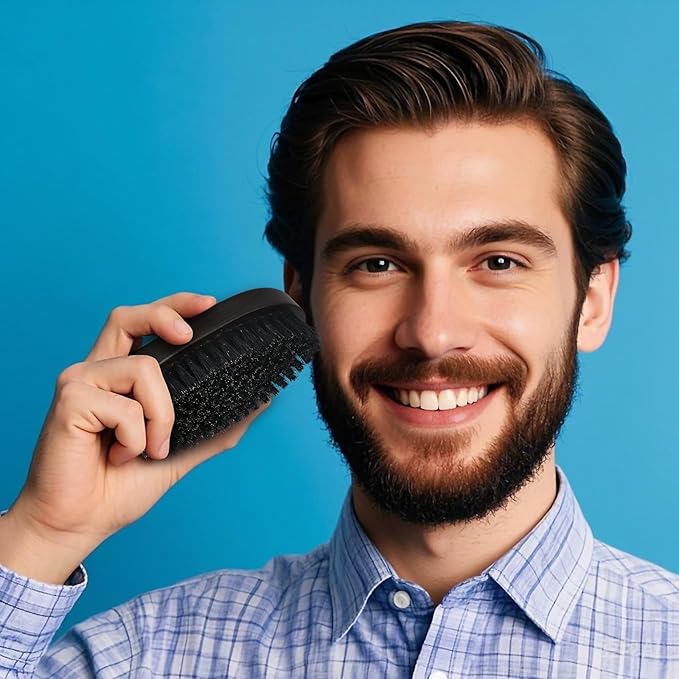 Beard Brush For Men,beard comb,boar bristle hair brush,Perfect Beard Grooming Tool for Men