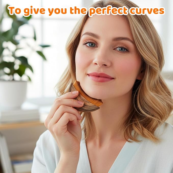 Lymphatic Contour Face Brush with Storage Case, Gua Sha Tool for Face, Stainless Steel Guasha Facial Tools Set, Lymphatic Drainage Brush for Facial Massage and Skin Care