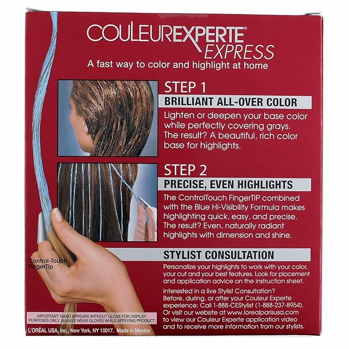 L'Oreal Paris Couleur Experte Color + Highlights in a Flash, Medium Iridescent Blonde - Ice