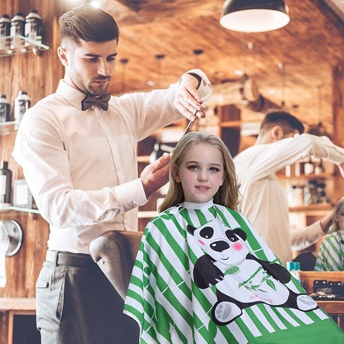 Kids Barber Cape - Professional Hair Cutting Cape,Salon Capes for Hair Stylist Shampoo Haircut Cape Barber Supplies
