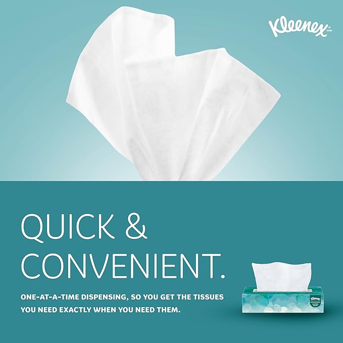 Kleenex Professional Facial Tissue, Bulk (21400), 2-Ply, White, Flat Boxed Format, Designed for Business (100 Tissues/Box, 36 Boxes, 3,600 Sheets/Case)