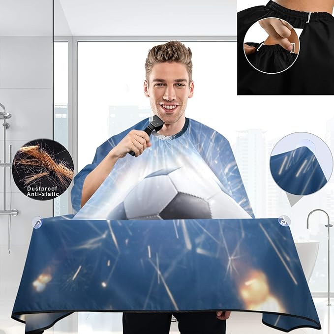 visesunny Professional Barber Cape Polyester Hair Cutting Salon Cape Apron Anti-Static Beard Bib