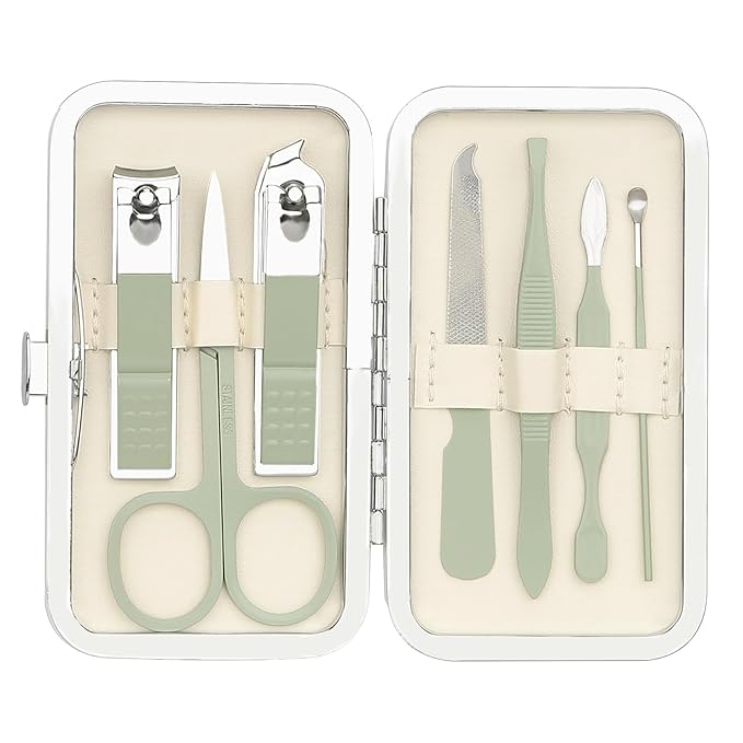 Manicure Kit,Nail Clippers for Men Valentine's Day,Easter Basket Stuffers for Teens,Pedicure Tools for Feet,Manicure Set,Mens Grooming Kit,Nail Clipper Set,Travel Essentials for Men
