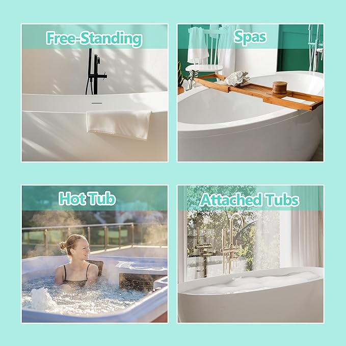MABOZOO Bath Seat Pillow for Bathtub, Bathtub Seat Cushion For Tub with Non-Slip Suction Cups, Spa Pillow Shower Seat Cushion Bath Tub Cushion For Soaking Tub in Bathroom