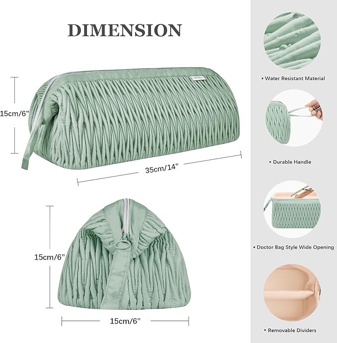 Leudes Dy son Travel Case for Shark Hair Dryer Airstraight Flex Style Hair Attachment Tool Organizer Accessories Air Wrap Flat Curling Iron Carrying Case (Sage Green)