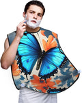 Colorful Giraffe Fans Lovers Print Beard Bib Shaving Apron, Beard Hair Trimming Cape Gift For Dad