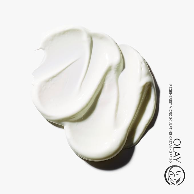 Face Moisturizer by Olay Regenerist Micro-Sculpting Cream Face Moisturizer with SPF 30 Broad Spectrum 1.7 oz