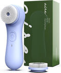 NågraCoola Electric Facial Cleansing Brush – Rechargeable Waterproof Face Scrubber for Women & Men, 2 Brush Heads for Deep Pore Cleansing & Gentle Exfoliation, 3 Speeds, Auto-Timer