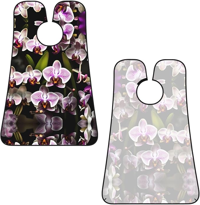 Beautiful Peacock Print Beard Bib Shaving Apron, Beard Hair Trimming Cape Gift For Dad